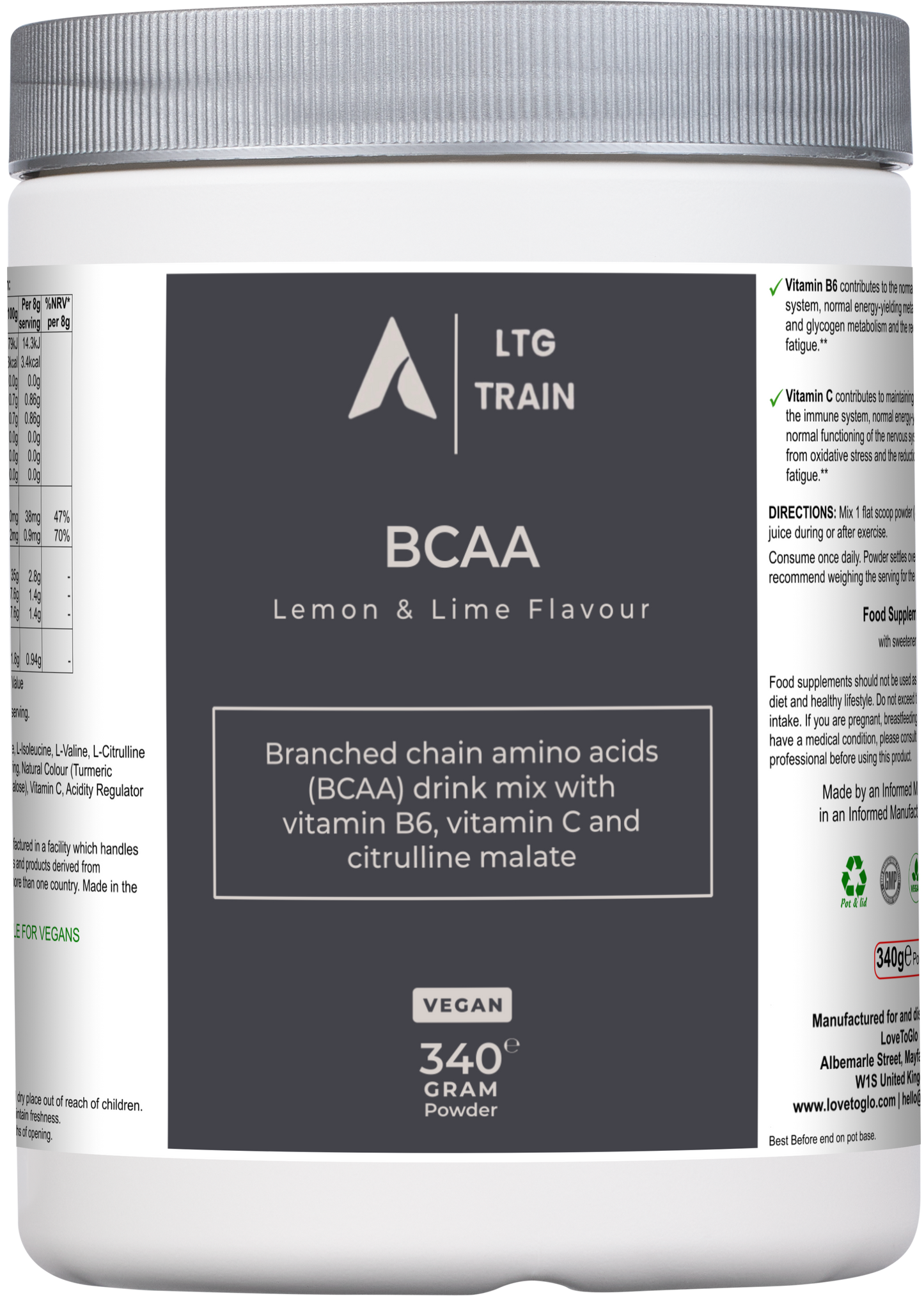 BCAA Lemon & Lime Flavour