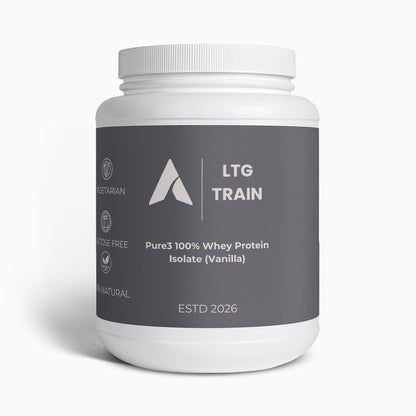 Pure3 100% Whey Protein Isolate (Vanilla)