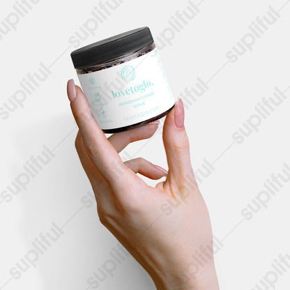 Peppermint Coffee Scrub