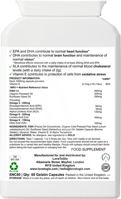 Omega Glo 3-6-9