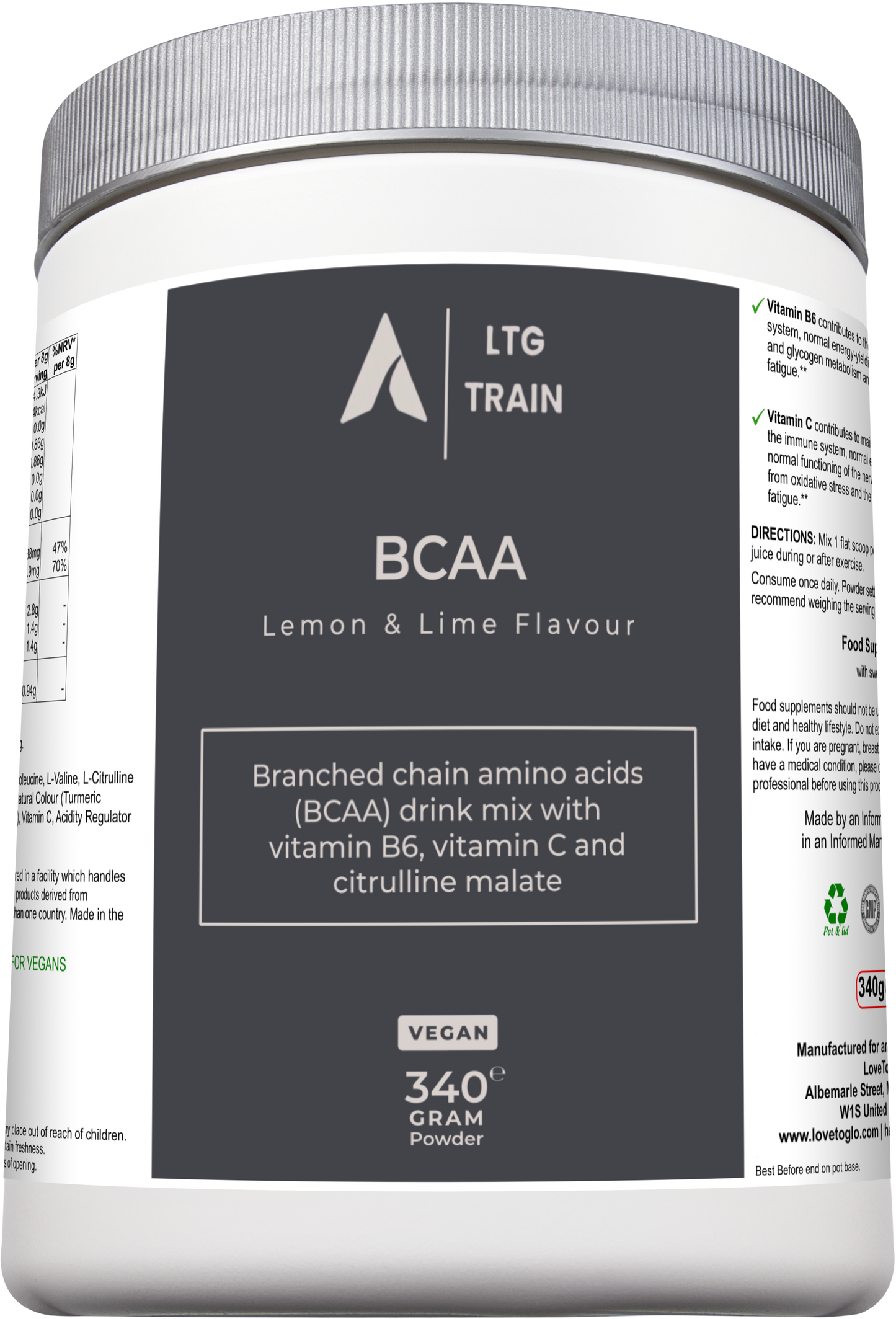 BCAA Lemon & Lime Flavour