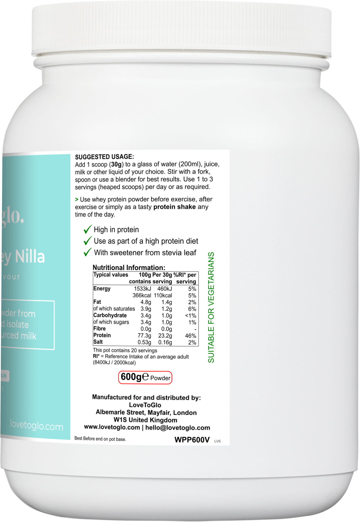 Glo-A-Whey Nilla